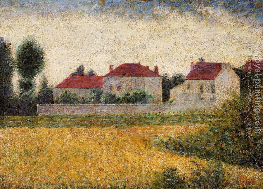 Georges Seurat : White Houses, Ville d'Avray
